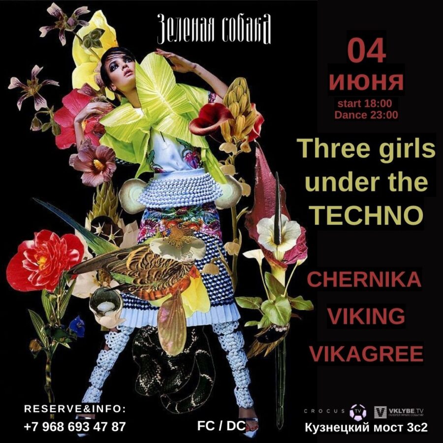 04.06 Суббота / Three Girls under the Techno
