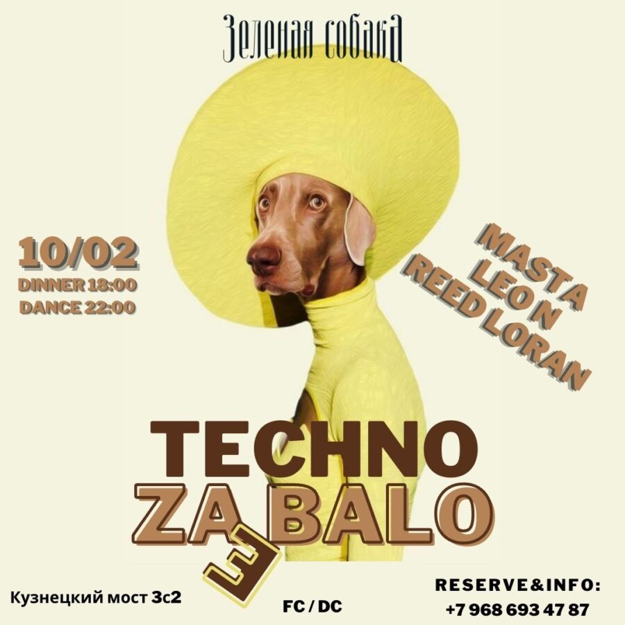 10.02 Пятница / Techno ZaDOLbalo